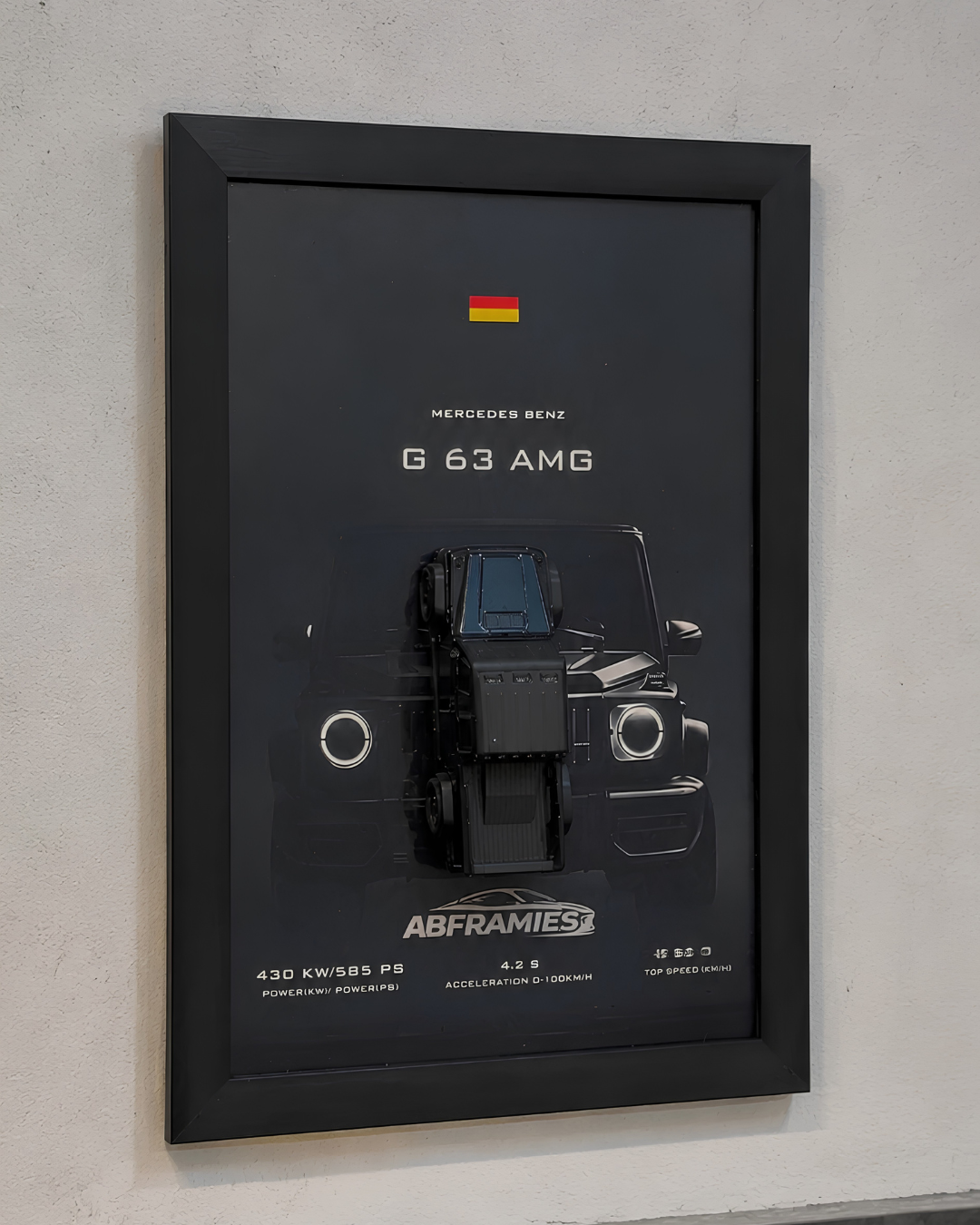 Mercedes G63 AMG – A4 Premium Diecast Frame