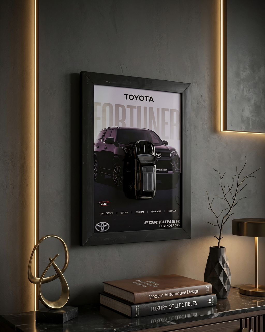 * Toyota Fortuner Legender: > 3D Toyota Fortuner Legender Wall Art