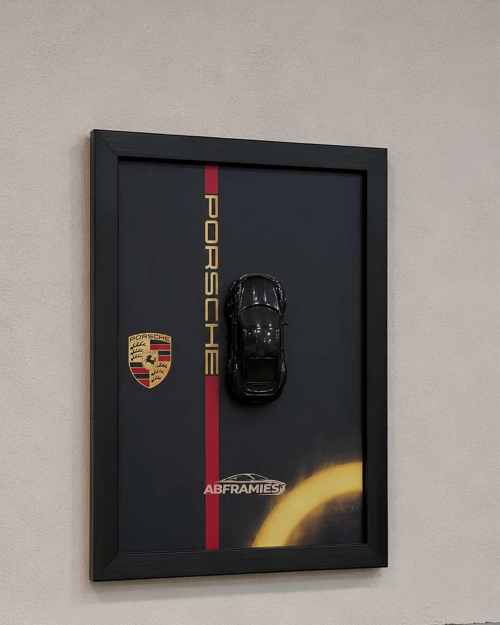 Porsche Premium Diecast Frame – A4 Size