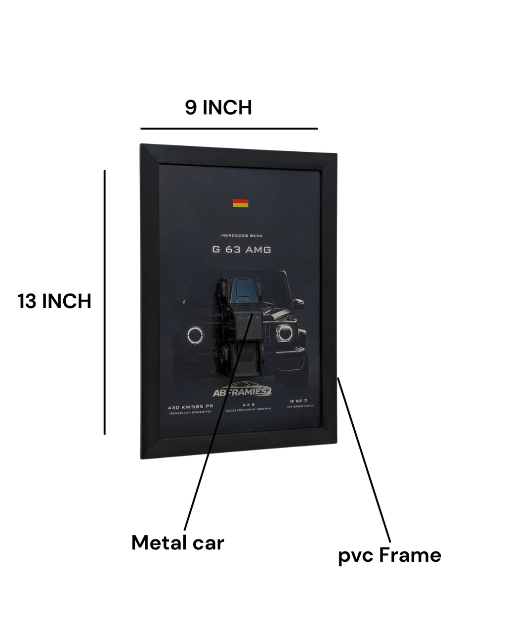 Mercedes G63 AMG – A4 Premium Diecast Frame