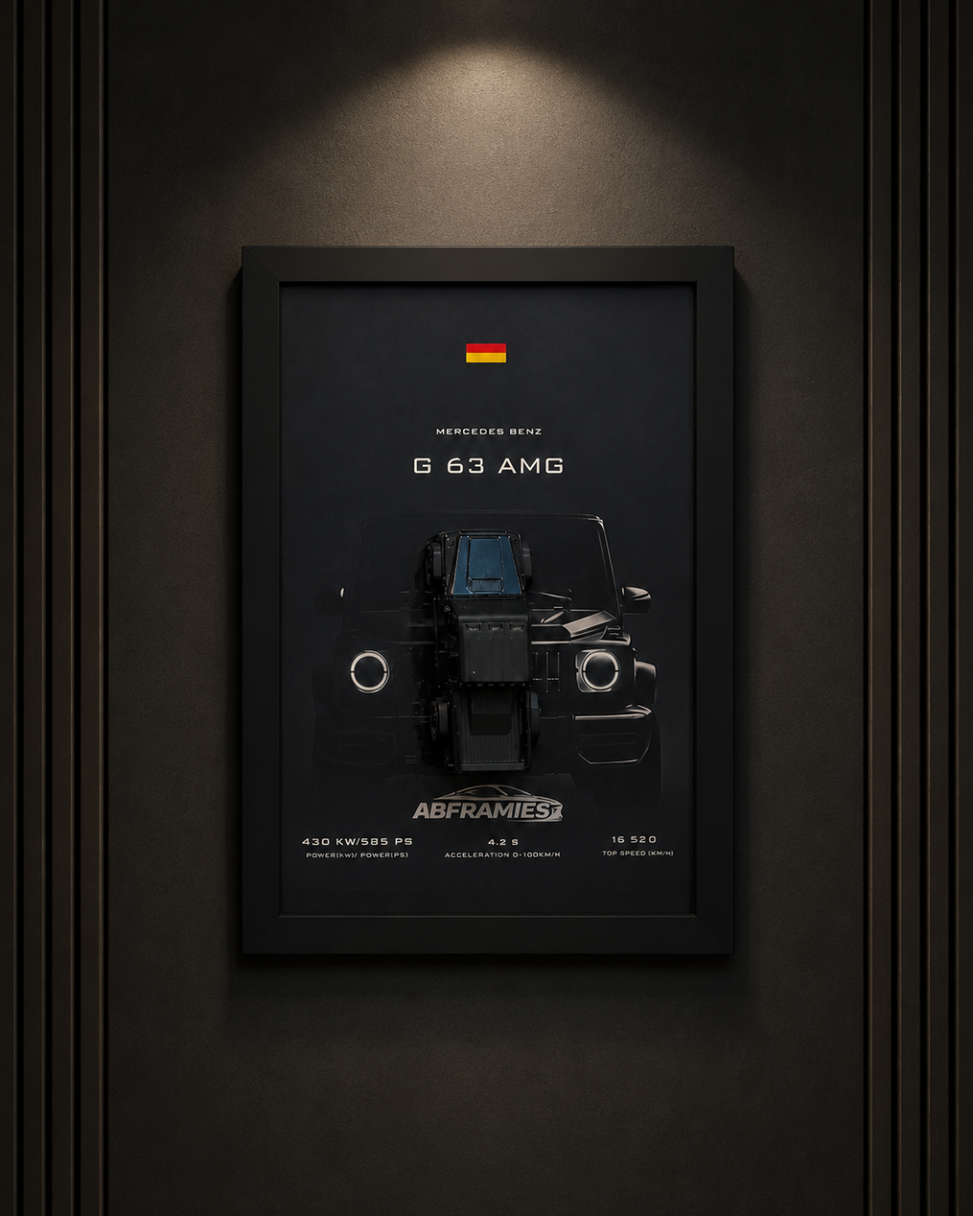 Mercedes G63 AMG – A4 Premium Diecast Frame